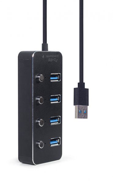   4  USB 3.0,  , \,  Gembird UHB-U3P4P-01 -  3