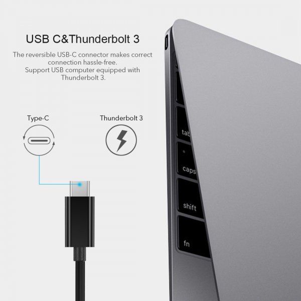  USB-C to Gigabit Ethernet Choetech (HUB-R01) -  7