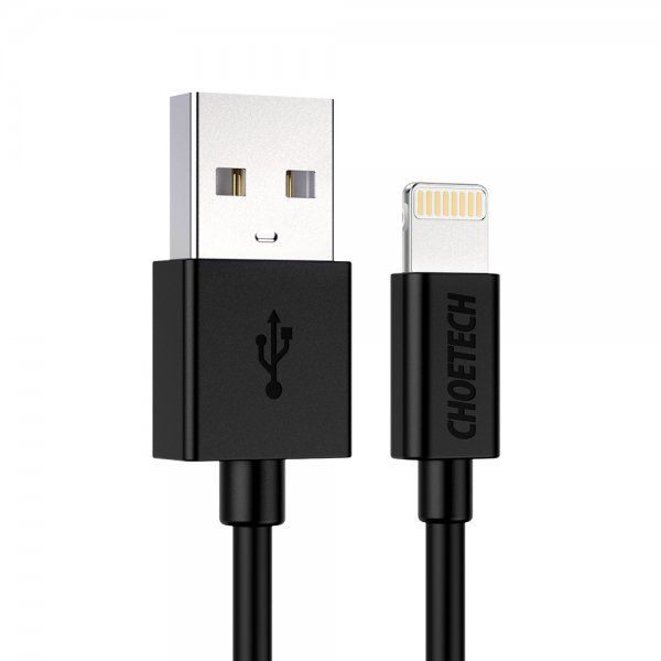  USB 2.0 -/Lightning , MFI, 1.2 , , 2.1  Choetech IP0026-BK -  1