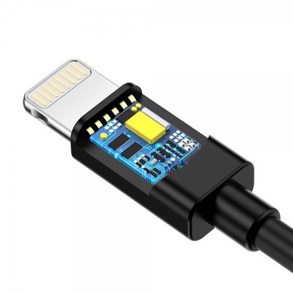  USB 2.0 -/Lightning , MFI, 1.2 , , 2.1  Choetech IP0026-BK -  4