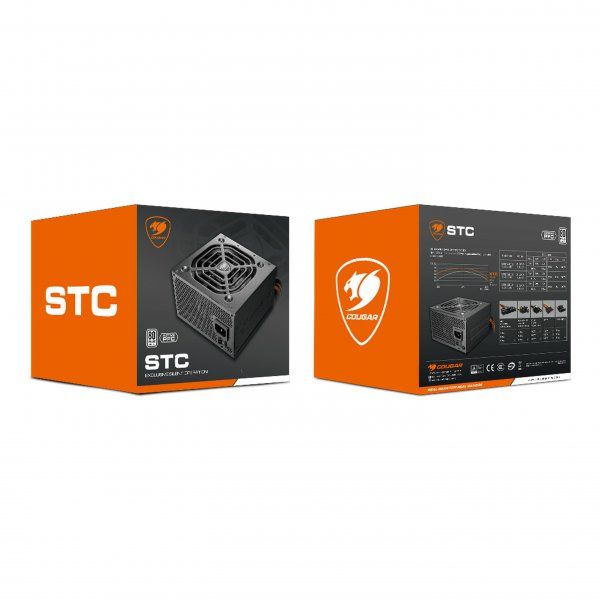 ���� �������� 500W, 80P Plus Efficience, APFC, 120mm Ultra-Silent Fan,  5 SATA+ 2PCI-E Cougar STC500 - �������� 8