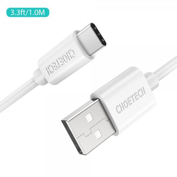 ������ ������ ����� USB 2.0 A-����/C-����,1 �. Choetech AC0002-WH - �������� 2