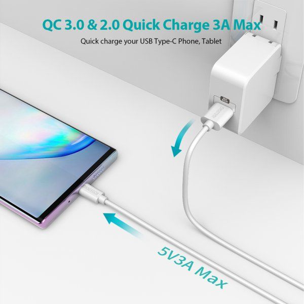 ������ ������ ����� USB 2.0 A-����/C-����,1 �. Choetech AC0002-WH - �������� 5