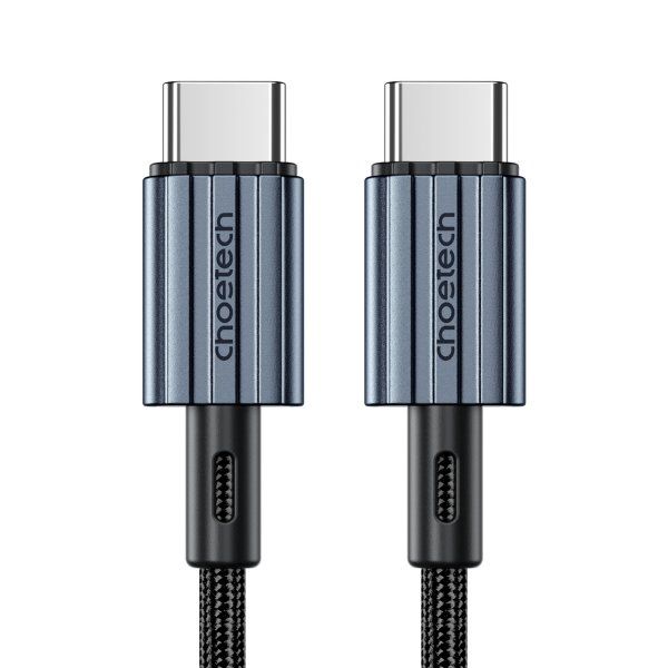  USB 2.0 C-/C-, 60 , 1.2 ,  Choetech XCC-1014-BK -  1