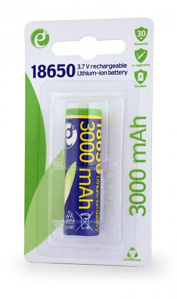  Li-Ion 18650  3000 (10C)   ,  EnerGenie EG-BA-18650-10C/3000 -  2