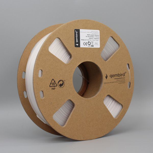 Գ������ ��� 3D-��������, PETG, 1.75 ��, �����������, 1 �� Gembird 3DP-PETG1.75-01-NAT - �������� 2