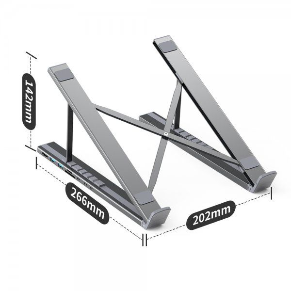 ��� ������� USB-C 7-�-1 (HDMI/PD/���������/USB-A / USB-C), ������� Choetech HUB-M48-GY - �������� 4