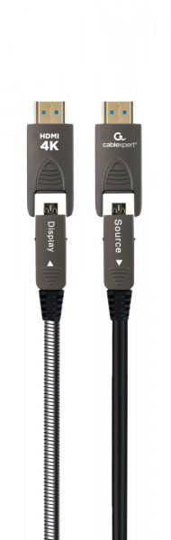   (AOC) HDMI-A/D  A/D V.2.0, 4 60,  , 20  Cablexpert CCAP-HDMIDD-AOC-20M -  1