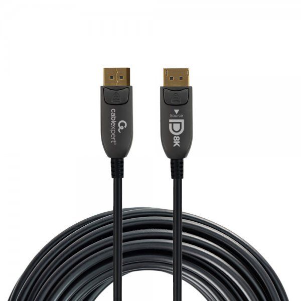 ������ �������� (AOC) DisplayPort V.1.4, 8� 60��/4� 120��, ���������� ���������, 20 � Cablexpert CC-DP8K-AOC-20M - �������� 2
