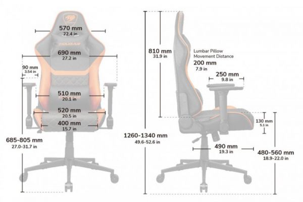 ����� ����������, ���������� �������, �������� ������, ������+������������ Cougar ARMOR ONE V2 GOLD F - �������� 9