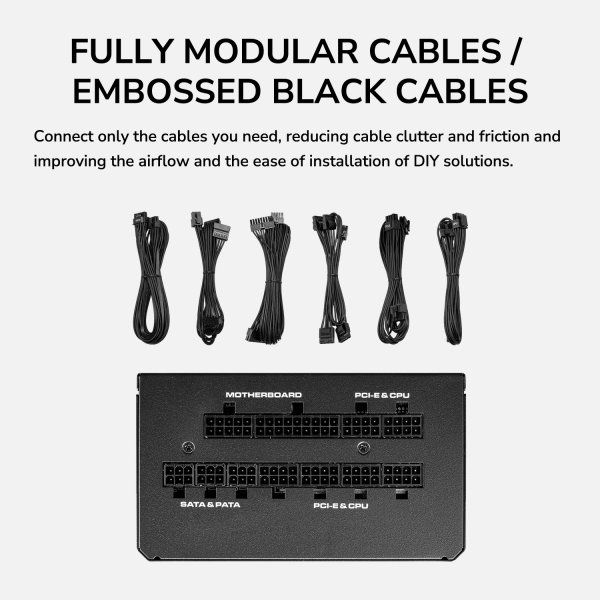 ���� �������� 650 ��, 80 Plus Gold, Modular, 120 �� Silent Fan, 8SATA + 4PCI-E Cougar GEX 650 - �������� 19