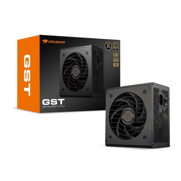 ���� �������� 850 ��, 80 Plus Gold, ATX 3.1, 120 �� HDB Fan, 8 SATA + 6 PCI-E Cougar GST850 - �������� 8
