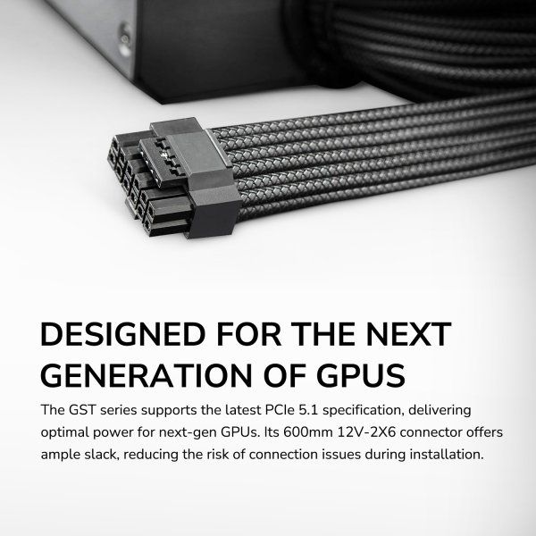 ���� �������� 850 ��, 80 Plus Gold, ATX 3.1, 120 �� HDB Fan, 8 SATA + 6 PCI-E Cougar GST850 - �������� 12