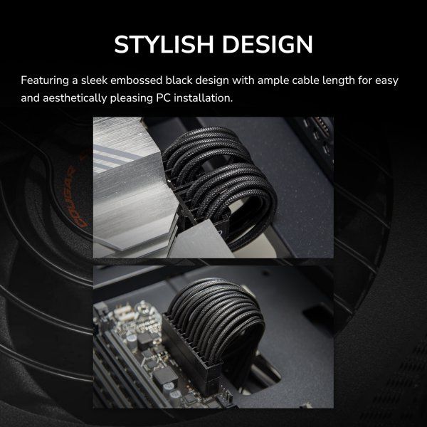 ���� �������� 850 ��, 80 Plus Gold, ATX 3.1, 120 �� HDB Fan, 8 SATA + 6 PCI-E Cougar GST850 - �������� 17