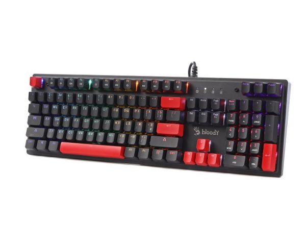 ��������� ��������� ������, USB, RGB �����������, BLMS Red Switch, ����� Bloody S525N (Fire Black) - �������� 2