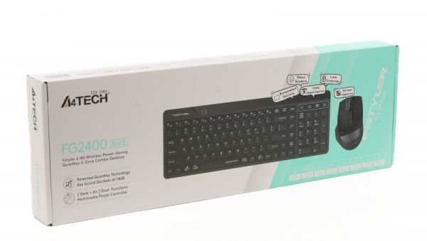 �������� ����������� Fstyler ���������+����, ������, USB A4Tech FG2400 Air2 (Black) - �������� 6