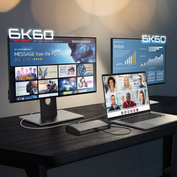   USB-C 11--1 (Thunderbolt/PD//USB-A/USB-C),  J5create JTD562-EN -  6