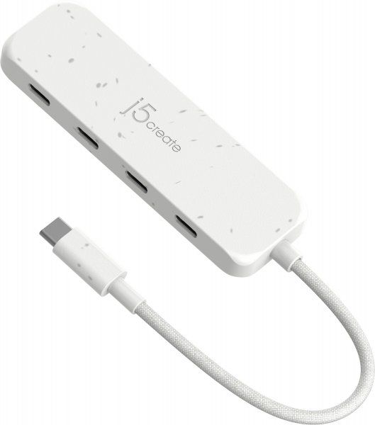  USB 3.2, 10Gbps, USB-  4 USB-,  J5create JCH345EW-N -  1