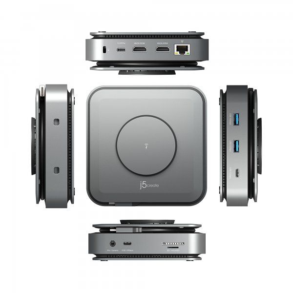 ��� ������� USB-C 10-�-1 (HDMI/PD/USB-A/USB-C/LAN) J5create JCD3199-N - �������� 5