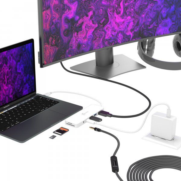 ������������� USB-C 6-�-1 (���/HDMI/���������/����), ���� J5create JCD373-N - �������� 4