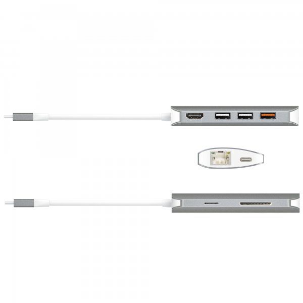 ��� ������� USB-C 9-�-1 (���/HDMI/PD/���������), ���� J5create JCD383-N - �������� 3