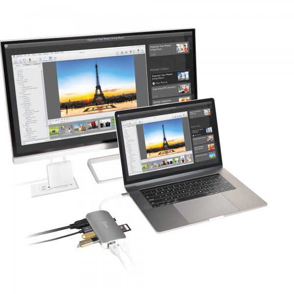 ��� ������� USB-C 9-�-1 (���/HDMI/PD/���������), ���� J5create JCD383-N - �������� 5
