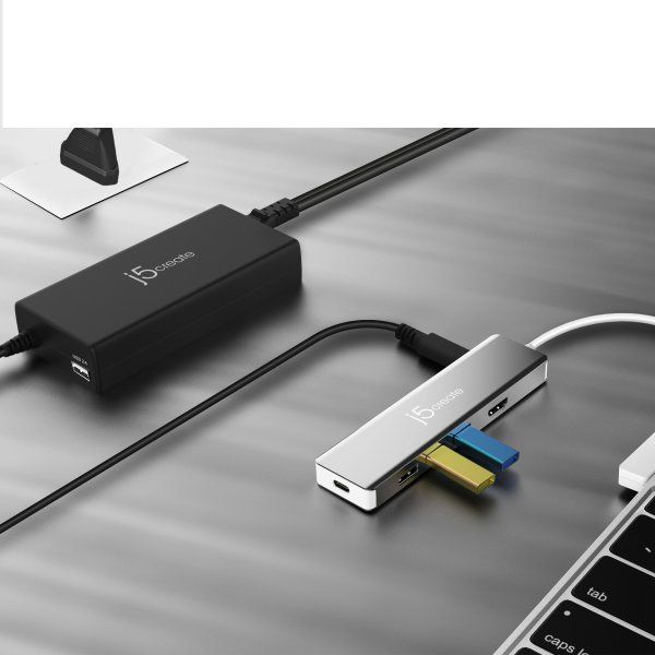 ��������� �������� �������, 1 USB-A / 1 USB-C, 100��,/PD J5create JUP2290C-EN - �������� 6