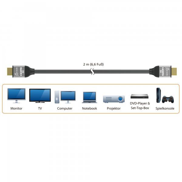  HDMI V.2.1, 8 60, HDR10, HLG, 48Gbps, YUV 4:4:4,  , 2  J5create JDC53-N -  7
