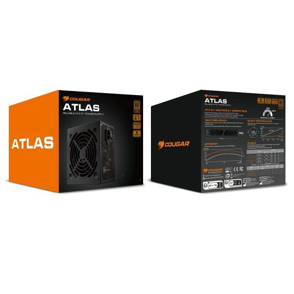 ���� �������� ATX 3.1 650W, 87% PLUS Bronze, 6SATA+4PCI-E Cougar ATLAS (ATX 3.1) 650 - �������� 7