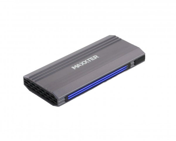 �������� ������ M.2 (NVMe), USB 3.1 Gen2, RGB-�����������, ��� Maxxter EHDE-2280SRGB-01 - �������� 1