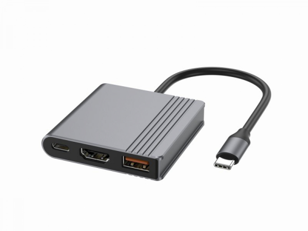 ��� ������� USB-C 3-�-1 (USB/HDMI/PD), ���� Cablexpert A-CM-COMBO3-05 - �������� 1