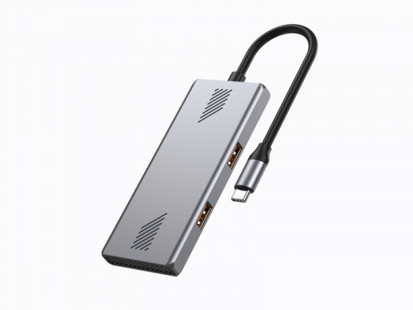 ��� �� 4 ����� 2xUSB 3.2,2xUSB-C, �����, ��������� Gembird UHB-CM-U310-A2C2-01 - �������� 1