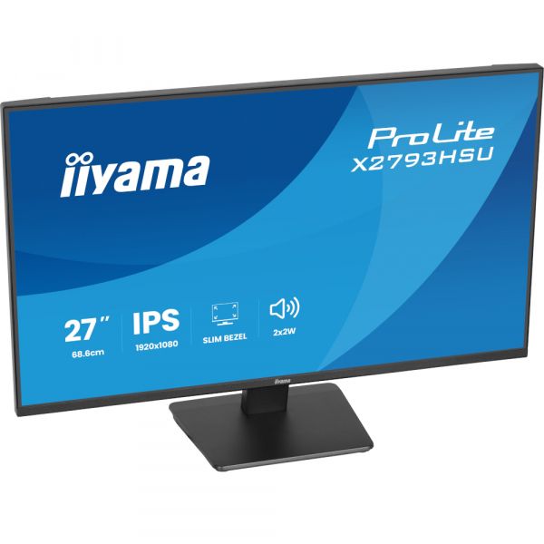 IIYAMA 27" 16:9 IPS �� �������, 1920�1080, 1 �� (MPRT), 1 20 ��, 350 ��/�2, Adaptive Sync, 1xHDMI 1.4/1xDP 1 X2793HSU-B1 - �������� 8