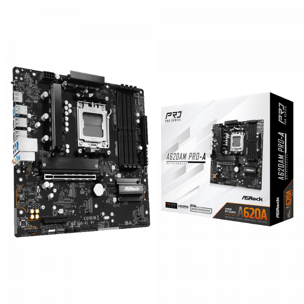 ASROCK M���������� ����� sAM5 AMD A620A HDMI 3xM.2 4xDDR5  2.5GbE LAN mATX  A620AM PRO-A - �������� 2