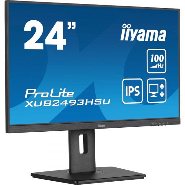 IIYAMA 27" 16:9 IPS �� �������, 1920�1080, 1 �� (MPRT), 3 00  ��/�2, 100 ��, Adaptive Sync, 1xHDMI 1.4/1xDP  XUB2493HSU-B7 - �������� 3