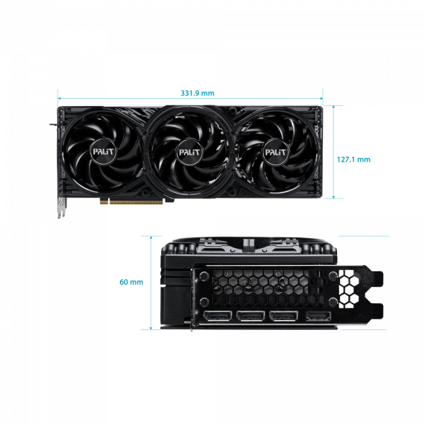 PALIT-XPERTVISION ³�������� Palit NVIDIA RTX5080 GAMINGPRO OC 16GB   GDDR7 256bit 3-DP HDMI RTX5080 GAMINGPRO OC 16GB - �������� 11