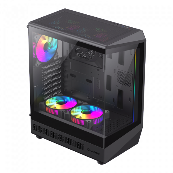 GAMEMAX ������ ����'������� Midi ATX ��� ����� ��������  ATX,ATX, M-ATX,ITX, Tempered Glass,Mesh,USB2.0x1,U Vista COC AB - �������� 32