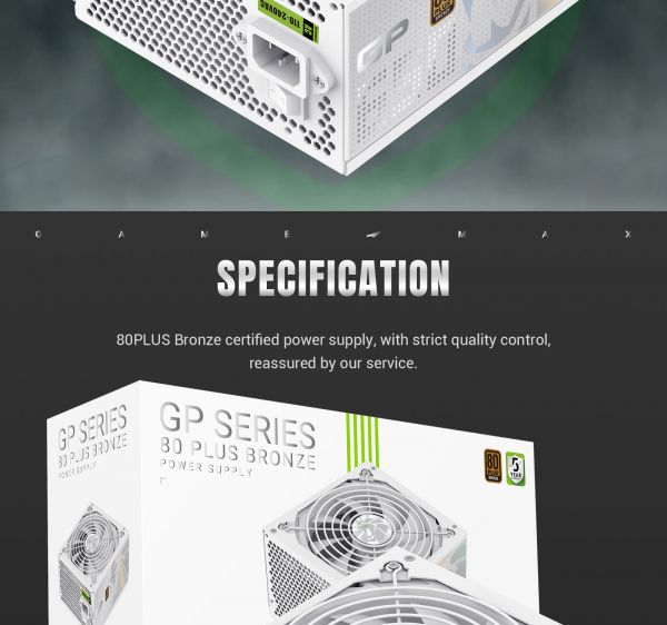   GAMEMAX GP 650B WH -  18