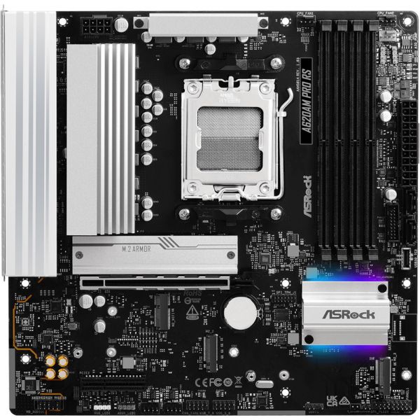 M���������� ����� ASRock A620AM PRO RS (sAM5, AMD A620A) - �������� 1