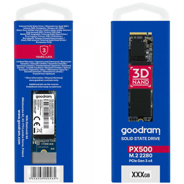 ����������� M.2 1TB PX500 G3 NVMe PCIe 4.0 2280 SSDPR-PX500-01T-80-G3 - �������� 4