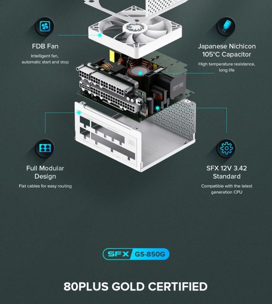 ���� �������� GAMEMAX GS-850G White - �������� 15