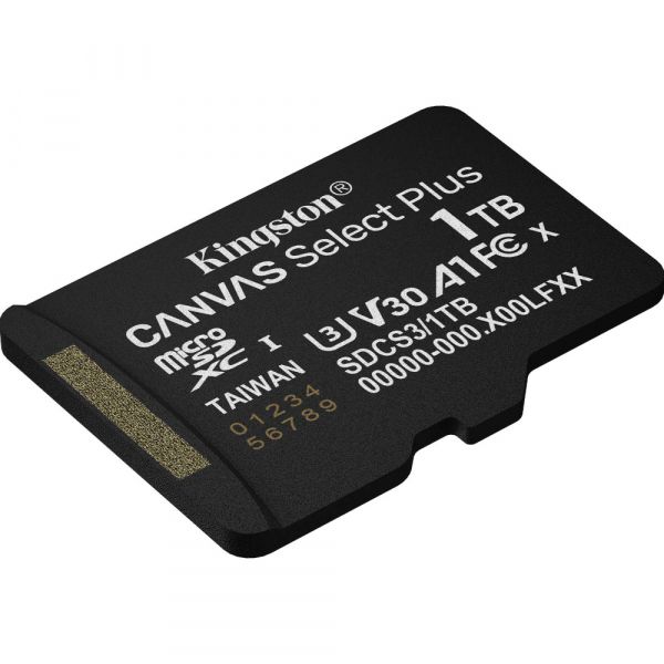 ����� ���'�� KINGSTON ����� ���'�� 1TB microSDXC Canvas Select Plus Gen 3 150R A1 Single Pack w/o ADP SDCS3/1TBSP - �������� 2