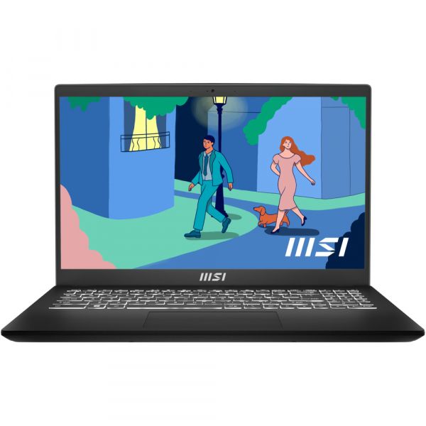 MSI ������� 15.6FI/R5 7430U/16/512GB SSD/Radeon/DOS/BL /Classic Black Modern 15 B7M-469XUA - �������� 1