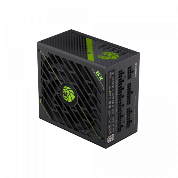 GAMEMAX   ATX 1050W, 80+ Platinum ,fan 135mm,f ully modular OTP, OCP, SCP, OVP, UVP, OPP GX-1050 PRO BK(ATX3.1PCIe5.1) -  9