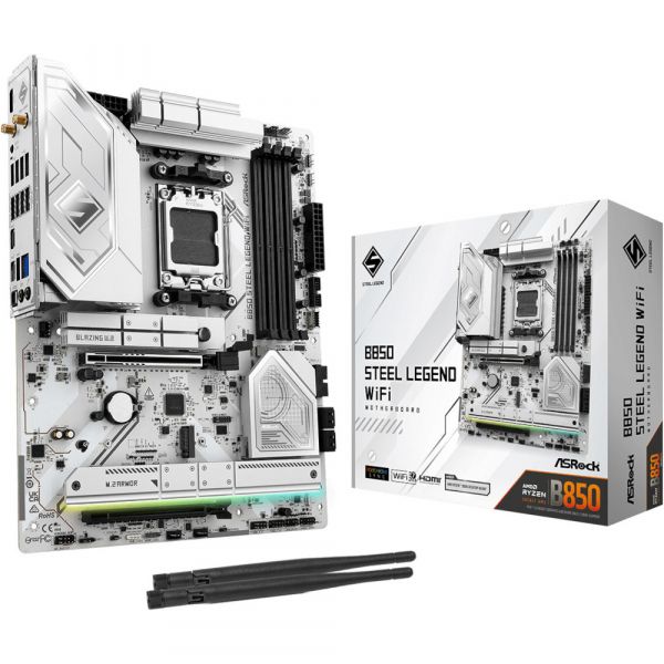 M  ASRock B850 Steel Legend WIFI (sAM5, AMD B850, DDR5) -  6