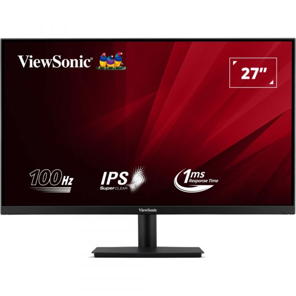VIEWSONIC 27" 16:9 SuperClear IPS �� �������, 1920�1080, 100  ��,300 cd/m, 1 �� (GtG), 1xVGA/1xHDMI 1.4  VA270-H-2 - �������� 1