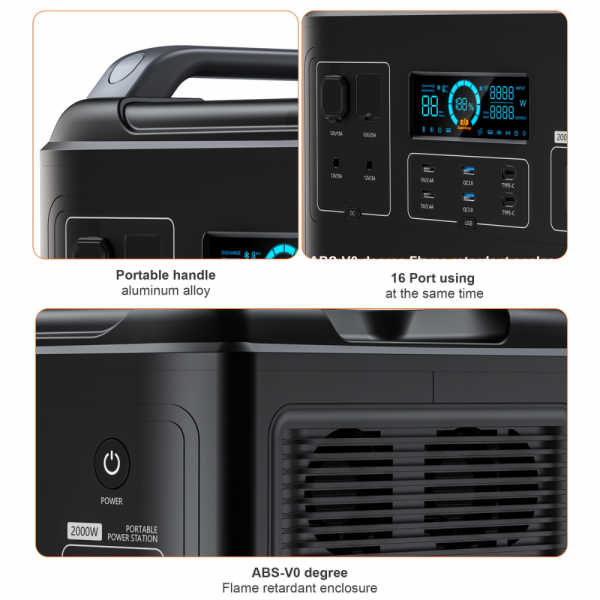    CHOETECH 2000W Powerstation (BS006) -  7