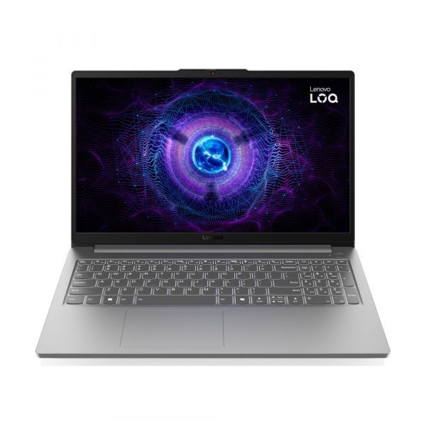 LENOVO ������� 15.6FM/i5-12450HX/16/512/RTX 4050 6GB/DOS/ BL/Luna grey LOQ 15IAX9E - �������� 1