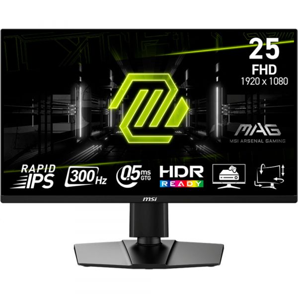 MSI ������� IPS 24.5" FHD (1920 x 1080) 0.5ms 300Hz 17 8/178 /DP/2HDMI /������� 2*2W MAG 255PXF - �������� 1