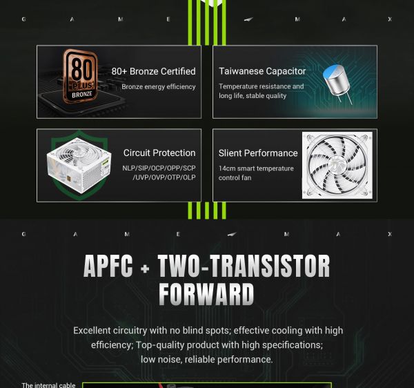   GAMEMAX GP 650B WH -  11